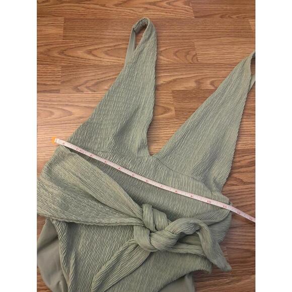 Salty Weekend Fiji Sage Green One Piece Swimsuit Size Large - Picture 11 of 11